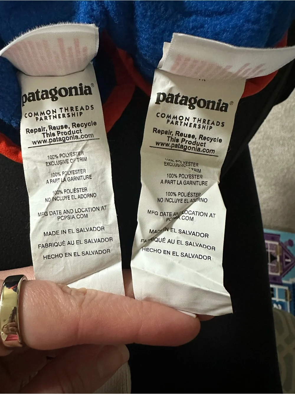 Patagonia Baby 12-24mo Synchilla Fleece Booties